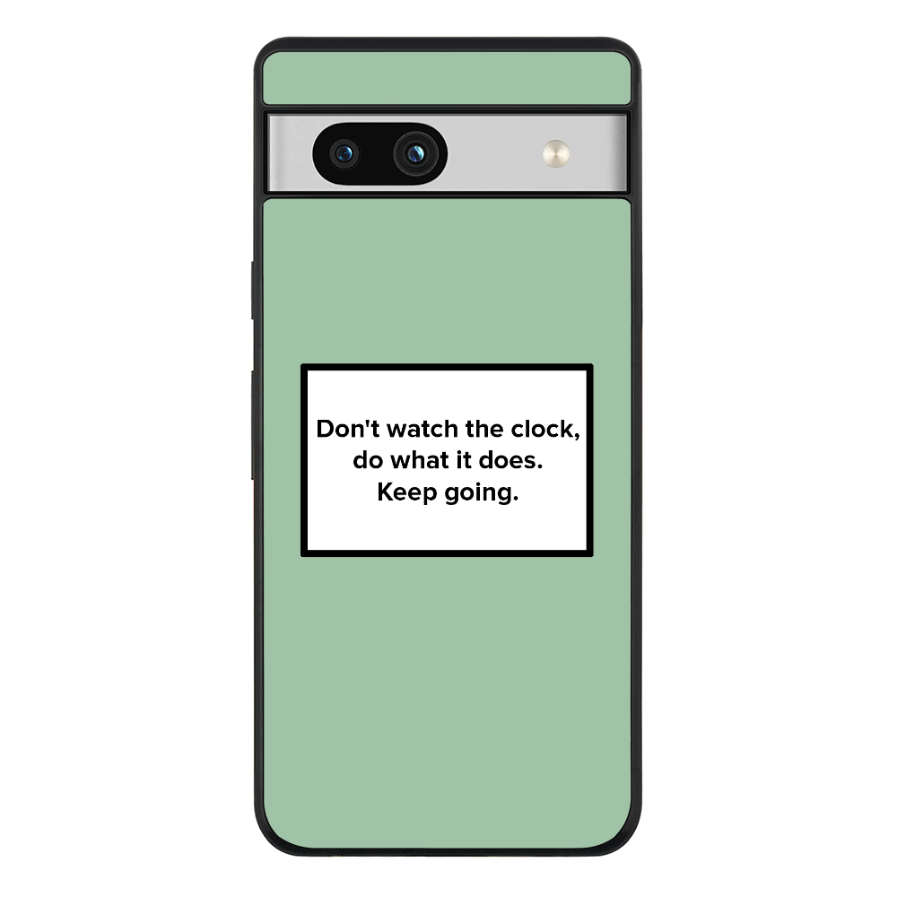 Custom Quote Text Box Phone case - Google - Pixel 7a 5G / Rugged Black - Case - Stylizedd