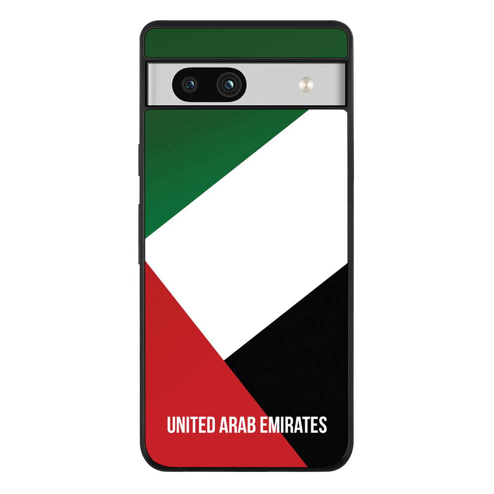 Google Pixel 7a 5G / Rugged Black Personalized UAE United Arab Emirates, Phone Case - Google - Stylizedd.com
