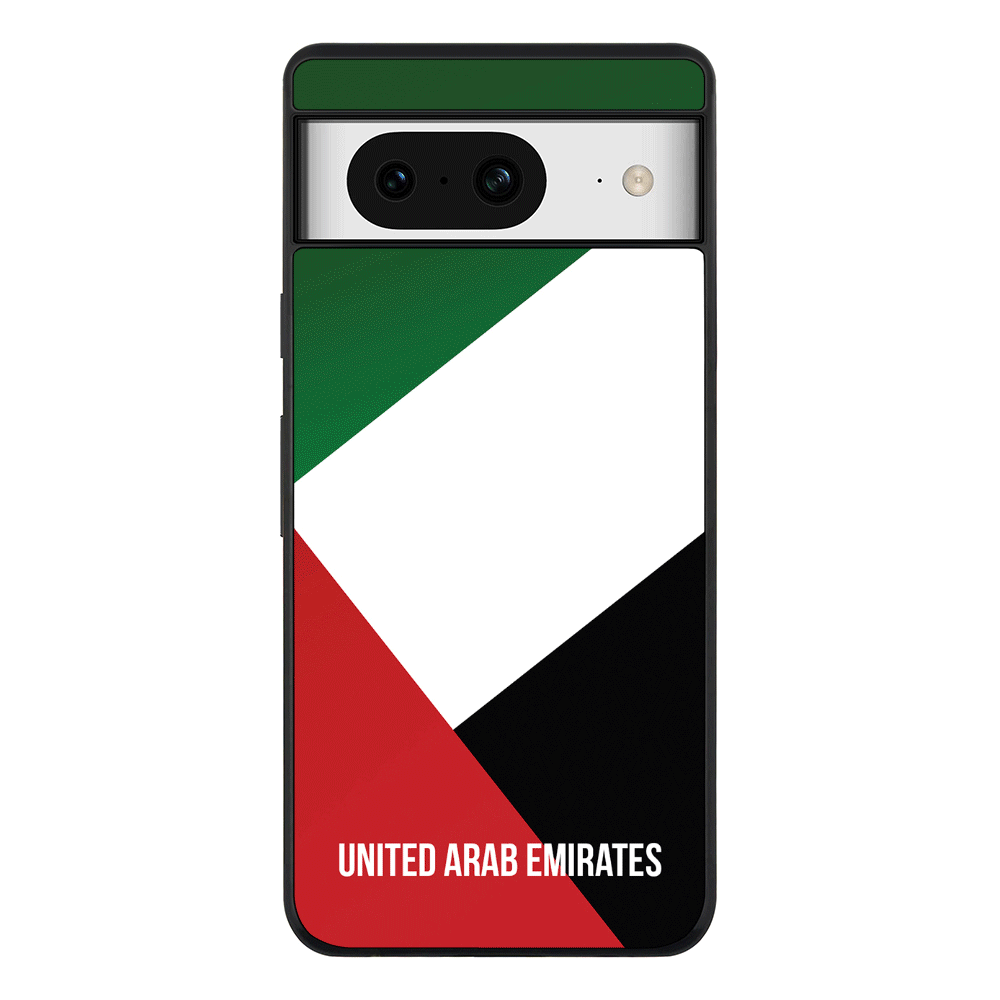Google Pixel 8 / Rugged Black Personalized UAE United Arab Emirates, Phone Case - Google - Stylizedd.com