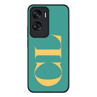 Personalized Monogram Large Initial 3D Shadow Text Phone Case - Honor - 90 Lite 5G / X50i / Rugged