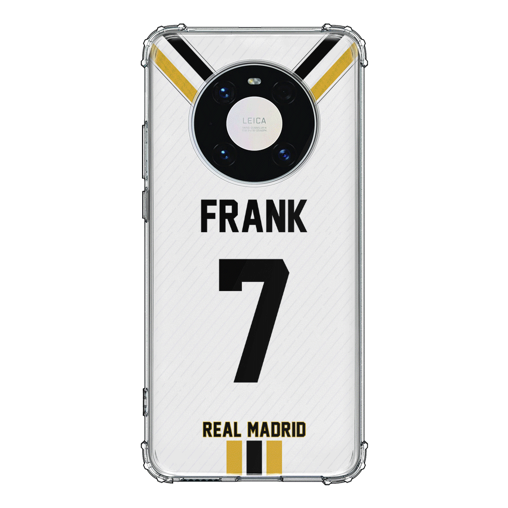 Huawei Mate 40 Pro / Clear Classic Personalized Football Clubs Jersey Phone Case Custom Name & Number - Huawei - Stylizedd.com