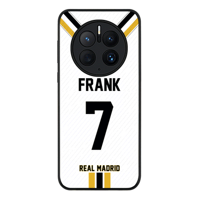 Huawei Mate 50 Pro / Rugged Black Personalized Football Clubs Jersey Phone Case Custom Name & Number - Huawei - Stylizedd.com