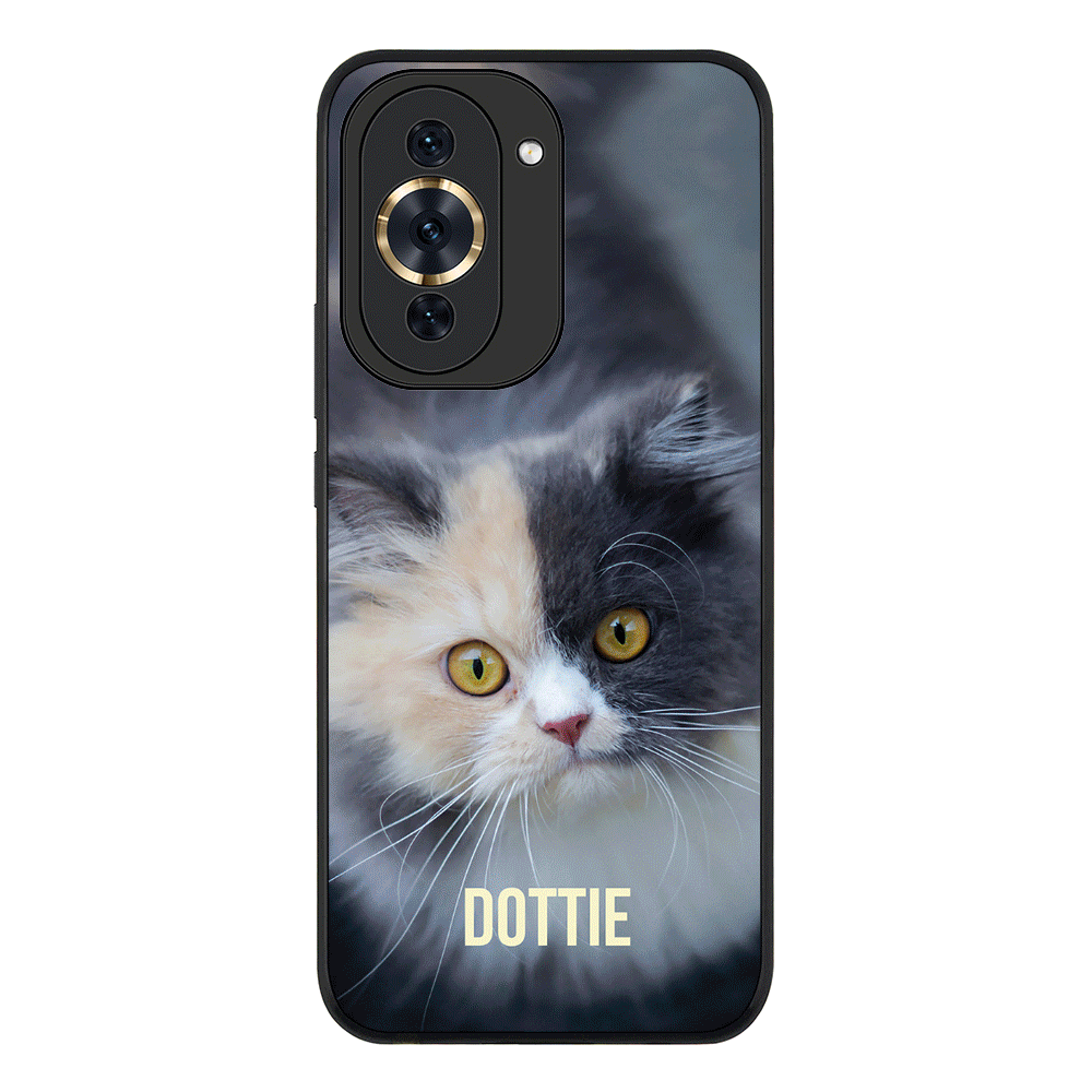 Huawei Nova 10 Pro / Rugged Black Phone Case Personalized Pet Cat, Phone Case - Huawei - Stylizedd