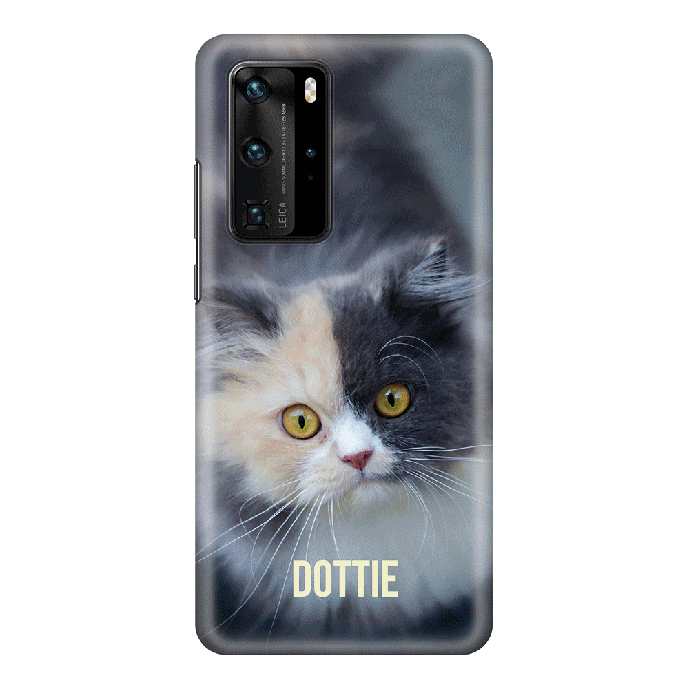 Huawei P40 Pro / Snap Classic Phone Case Personalized Pet Cat, Phone Case - Huawei - Stylizedd