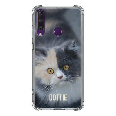Huawei Y6P / Clear Classic Phone Case Personalized Pet Cat, Phone Case - Huawei - Stylizedd