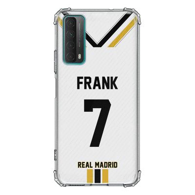 Huawei Y7A / P Smart 2021 / Clear Classic Personalized Football Clubs Jersey Phone Case Custom Name & Number - Huawei - Stylizedd.com