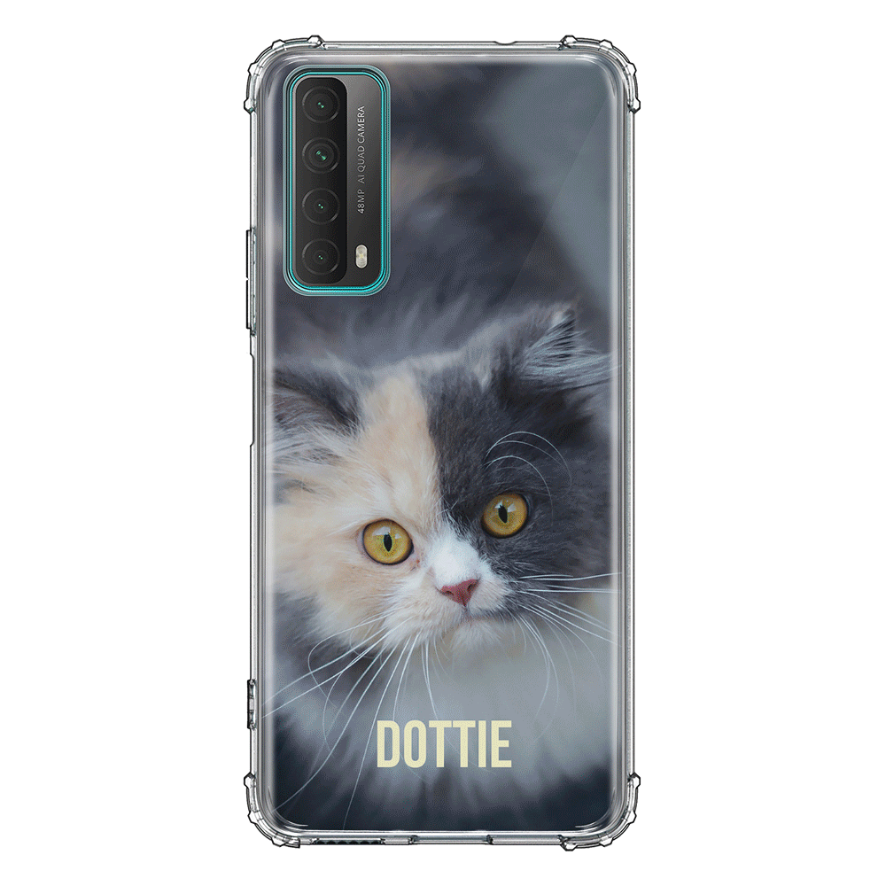 Huawei Y7A / P Smart 2021 / Clear Classic Phone Case Personalized Pet Cat, Phone Case - Huawei - Stylizedd