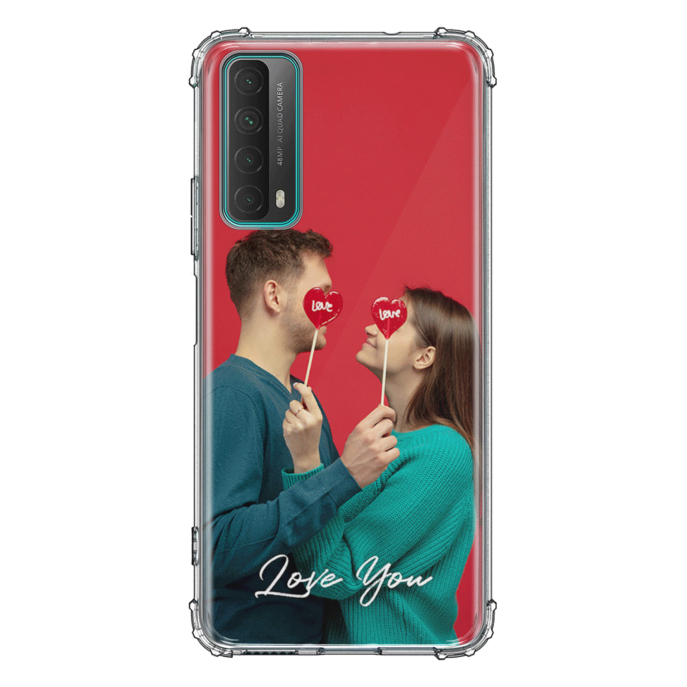 Huawei Y7A / P Smart 2021 / Clear Classic Phone Case Custom Photo Valentine, Phone Case - Huawei - Stylizedd