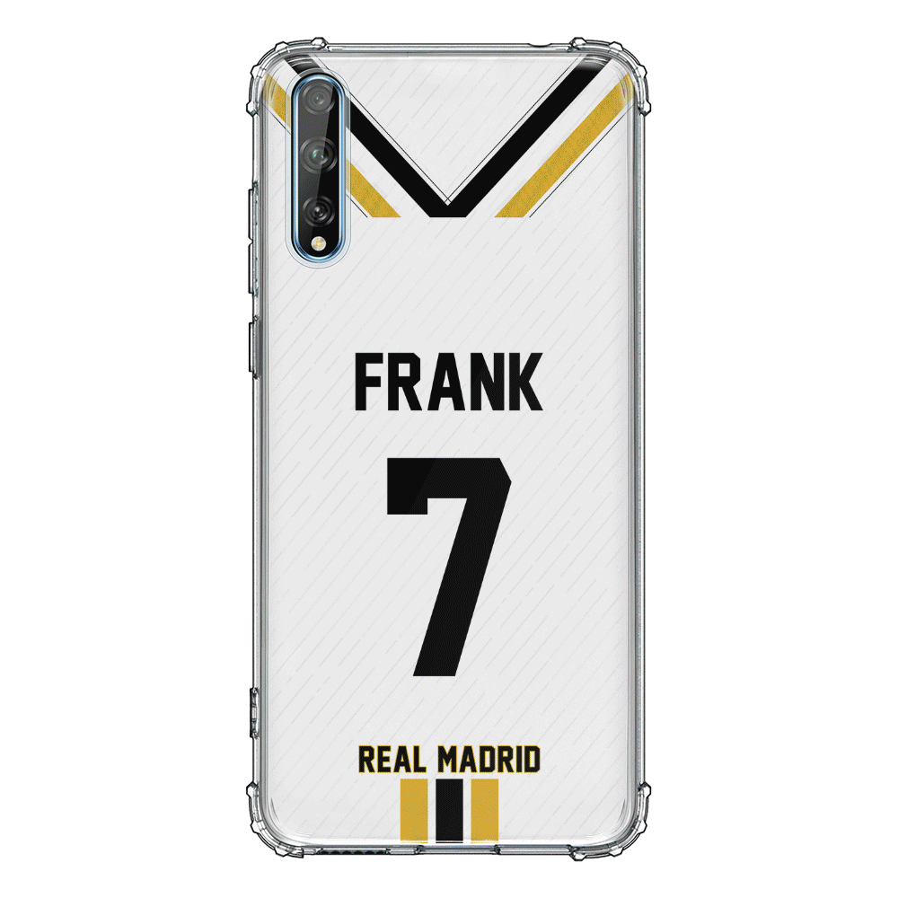 Huawei Y8P / Clear Classic Personalized Football Clubs Jersey Phone Case Custom Name & Number - Huawei - Stylizedd.com