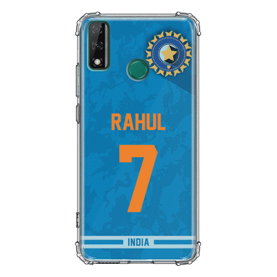Huawei Y8S / Clear Classic Phone Case Personalized Cricket Jersey Phone Case Custom Name & Number - Huawei - Stylizedd