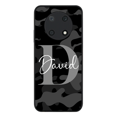 Huawei Nova Y90 / Rugged Black Phone Case Personalized Name Camouflage Military Camo Phone Case - Huawei - Stylizedd