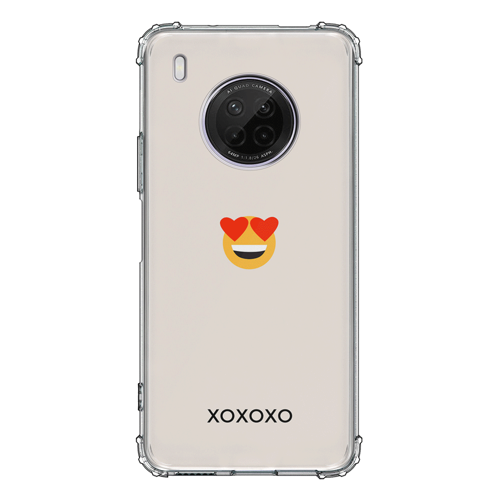 Huawei Y9A / Clear Classic Phone Case Custom Text Emojis Emoticons, Phone Case - Huawei - Stylizedd