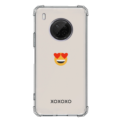 Huawei Y9A / Clear Classic Phone Case Custom Text Emojis Emoticons, Phone Case - Huawei - Stylizedd