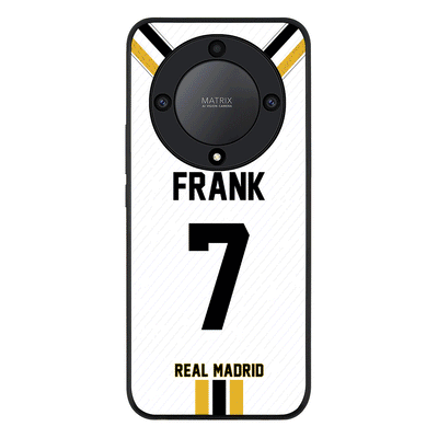 Personalized Football Clubs Jersey Phone Case Custom Name & Number - Honor - X9a 5G / Rugged Black -