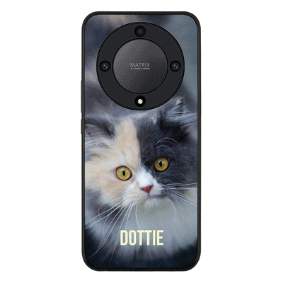 Honor X9a 5G / Rugged Black Phone Case Personalized Pet Cat, Phone Case - Honor - Stylizedd