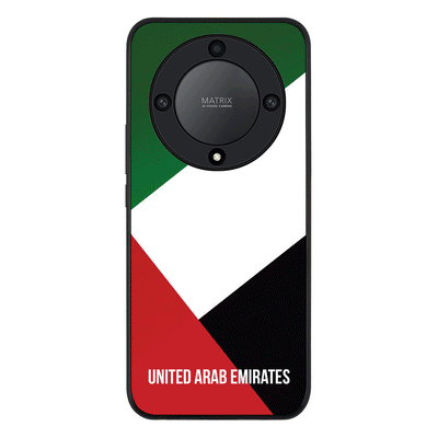 Honor X9a 5G / Rugged Black Personalized UAE United Arab Emirates, Phone Case - Honor - Stylizedd.com
