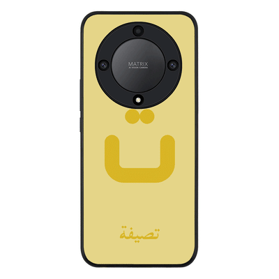 Honor X9a 5G / Rugged Black Phone Case Custom Arabic Alphabet Letters, Phone Case - Honor - Stylizedd