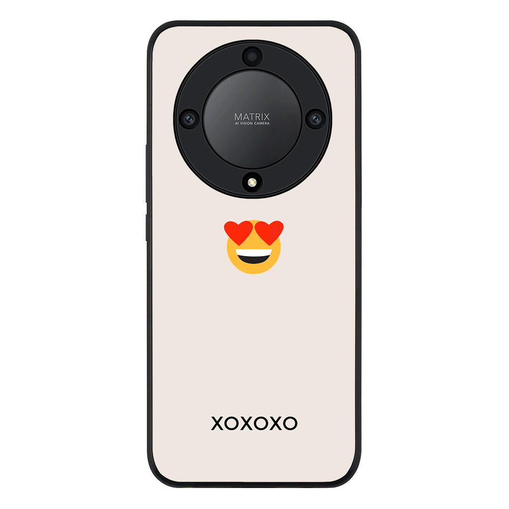 Honor X9a 5G / Rugged Black Phone Case Custom Text Emojis Emoticons, Phone Case - Honor - Stylizedd