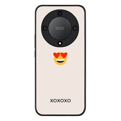 Honor X9a 5G / Rugged Black Phone Case Custom Text Emojis Emoticons, Phone Case - Honor - Stylizedd