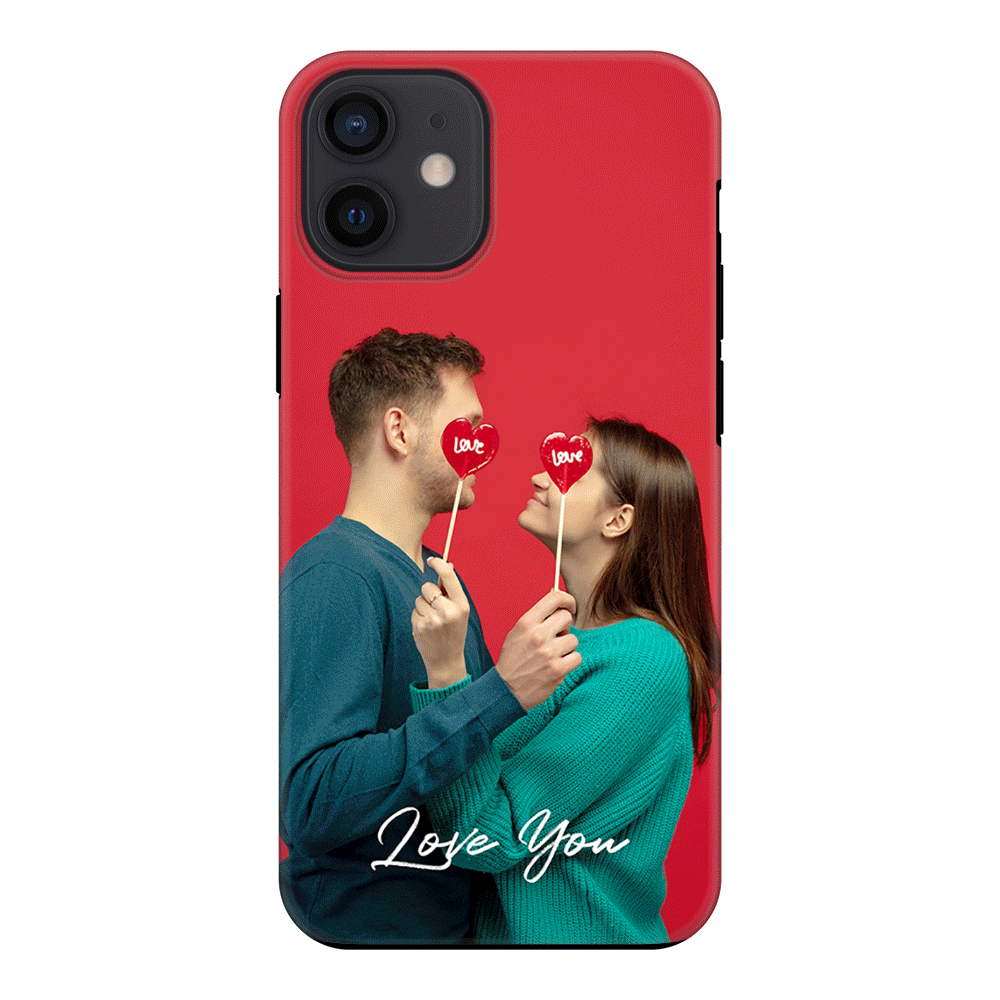 Apple iPhone 12 Mini / Tough Pro Custom Photo Valentine, Phone Case - Stylizedd.com