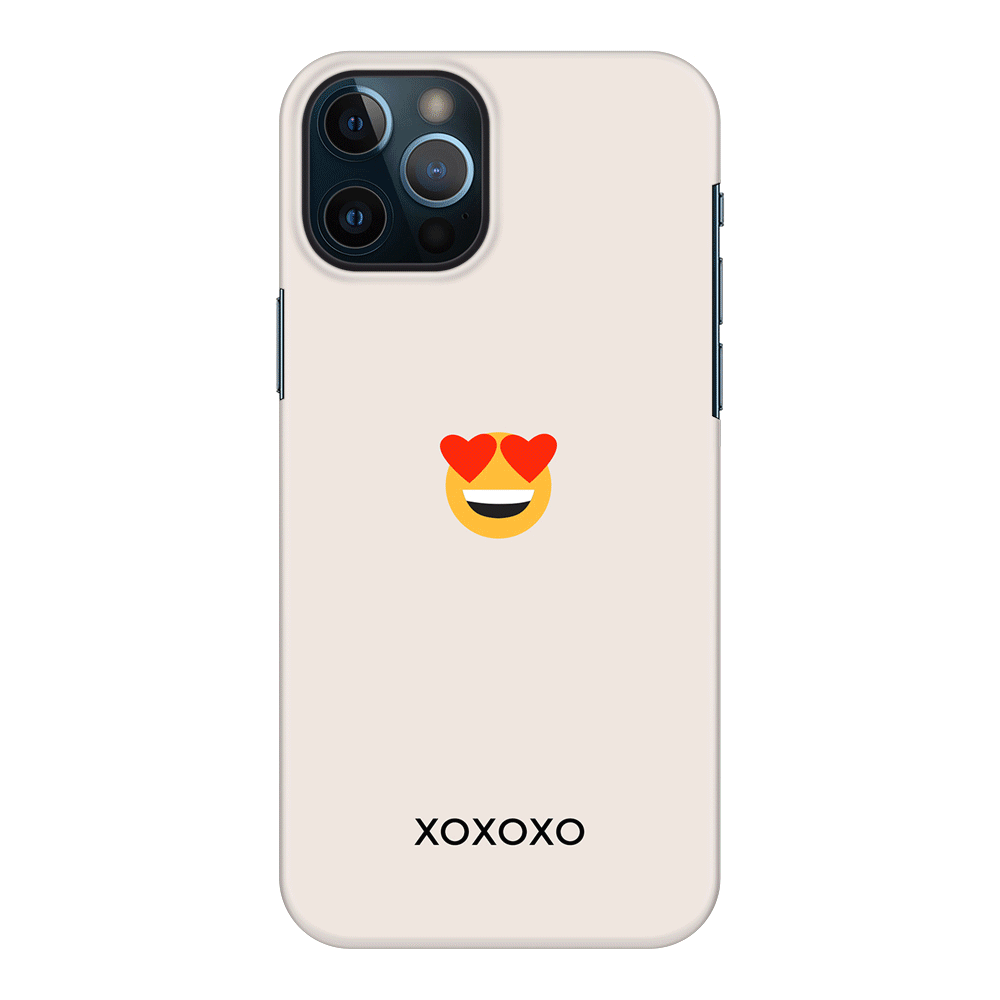 Apple iPhone 12 Pro Max / Snap Classic Phone Case Custom Text Emojis Emoticons, Phone Case - Stylizedd