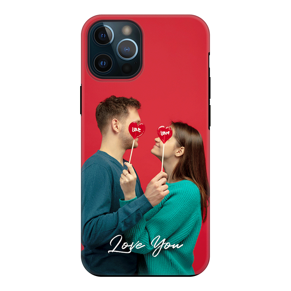 Apple iPhone 12 Pro Max / Tough Pro Custom Photo Valentine, Phone Case - Stylizedd.com