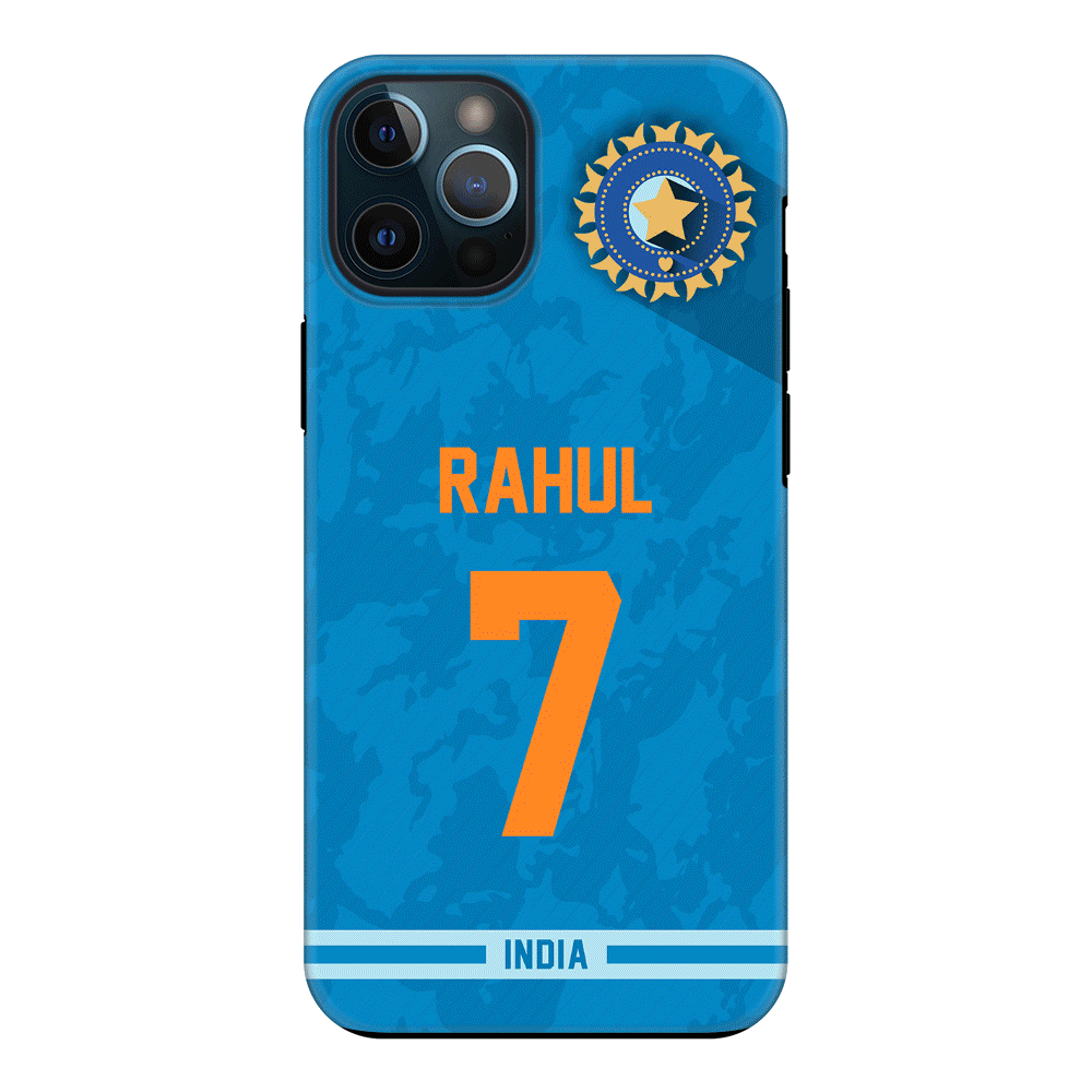 Apple iPhone 12 | 12 Pro / Tough Pro Personalized Cricket Jersey Phone Case Custom Name & Number - Stylizedd.com