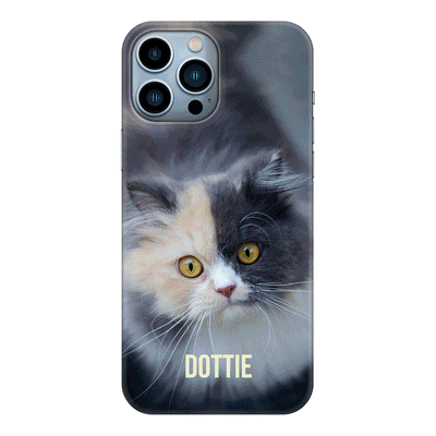 Apple iPhone 13 Pro Max / Snap Classic Personalized Pet Cat, Phone Case - Stylizedd.com