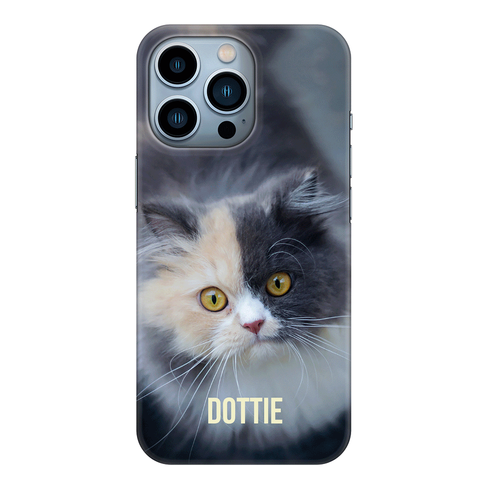 Apple iPhone 13 Pro / Snap Classic Personalized Pet Cat, Phone Case - Stylizedd.com