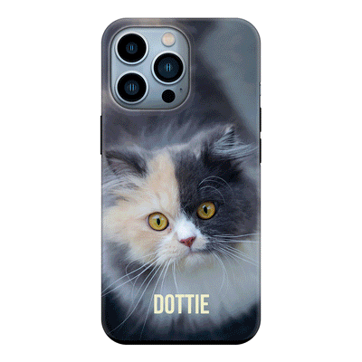 Apple iPhone 13 Pro / Tough Pro Personalized Pet Cat, Phone Case - Stylizedd.com