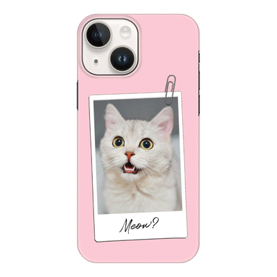 Apple iPhone 15 Plus / Snap Classic Polaroid Photo Pet Cat, Phone Case - Stylizedd.com
