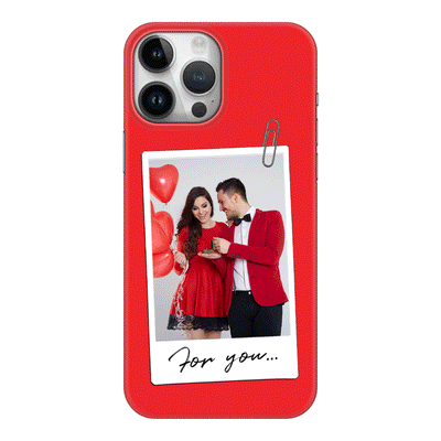 Apple iPhone 15 Pro Max / Snap Classic Personalized Polaroid Photo Valentine, Phone Case - Stylizedd.com
