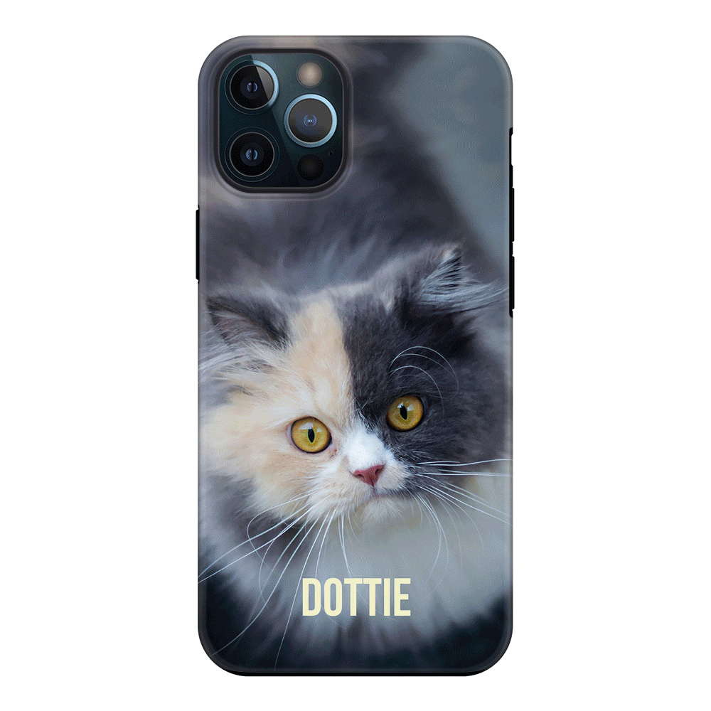 Apple iPhone 11 Pro Max / Tough Pro Personalized Pet Cat, Phone Case - Stylizedd.com