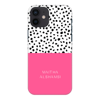 Apple iPhone 11 / Snap Classic Phone Case Personalized Text Colorful Spotted Dotted, Phone Case - Stylizedd.com