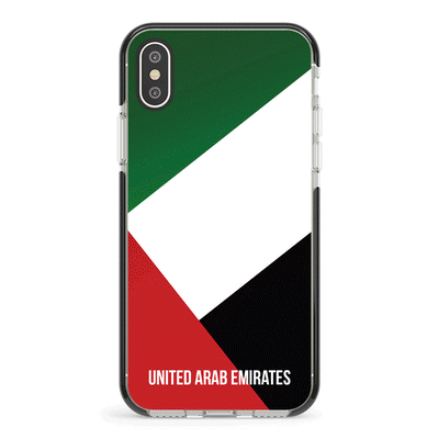 Apple iPhone XS MAX / Impact Pro Black Personalized UAE United Arab Emirates, Phone Case - Stylizedd.com