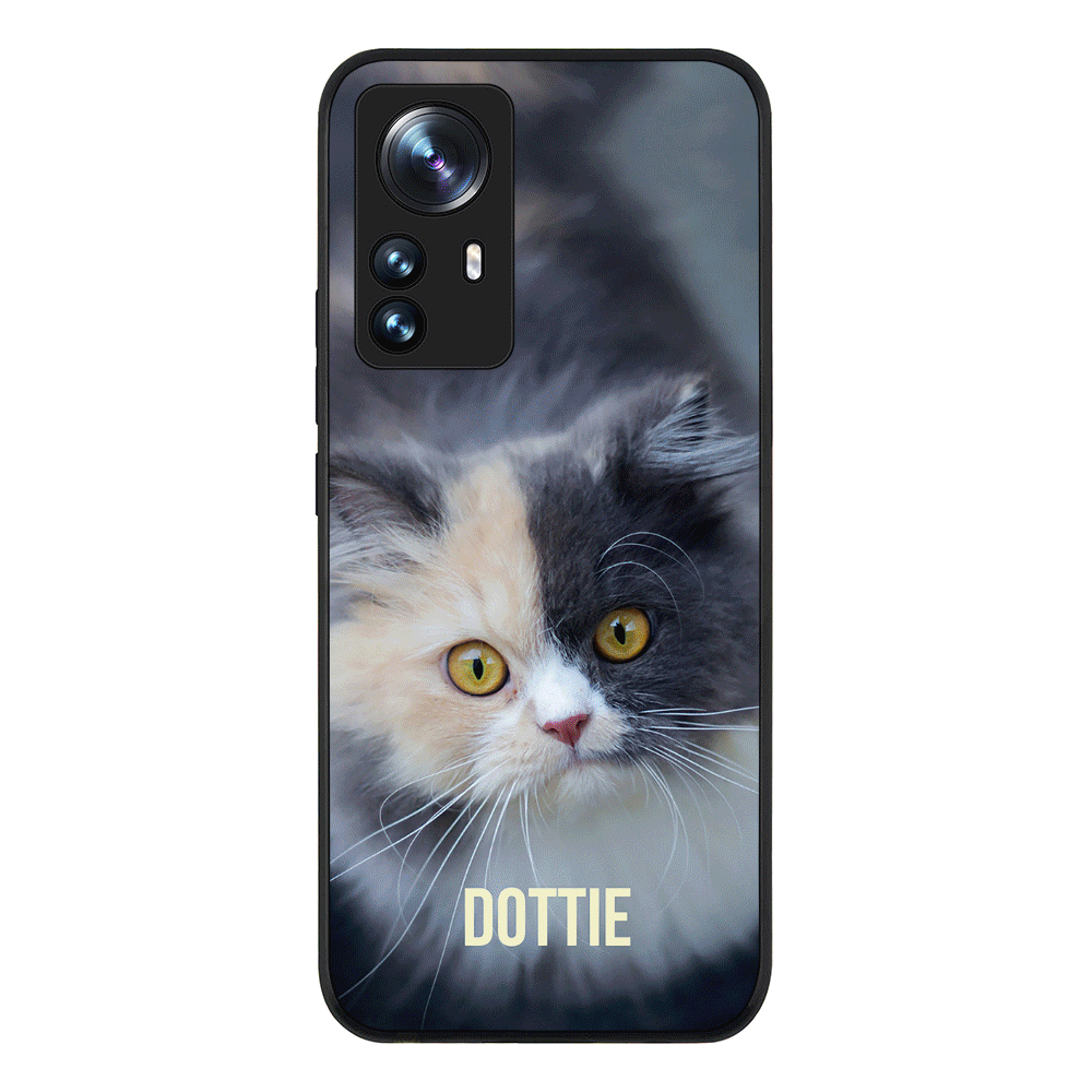 Xiaomi 12 Lite / Rugged Black Phone Case Personalized Pet Cat, Phone Case - Xiaomi - Stylizedd