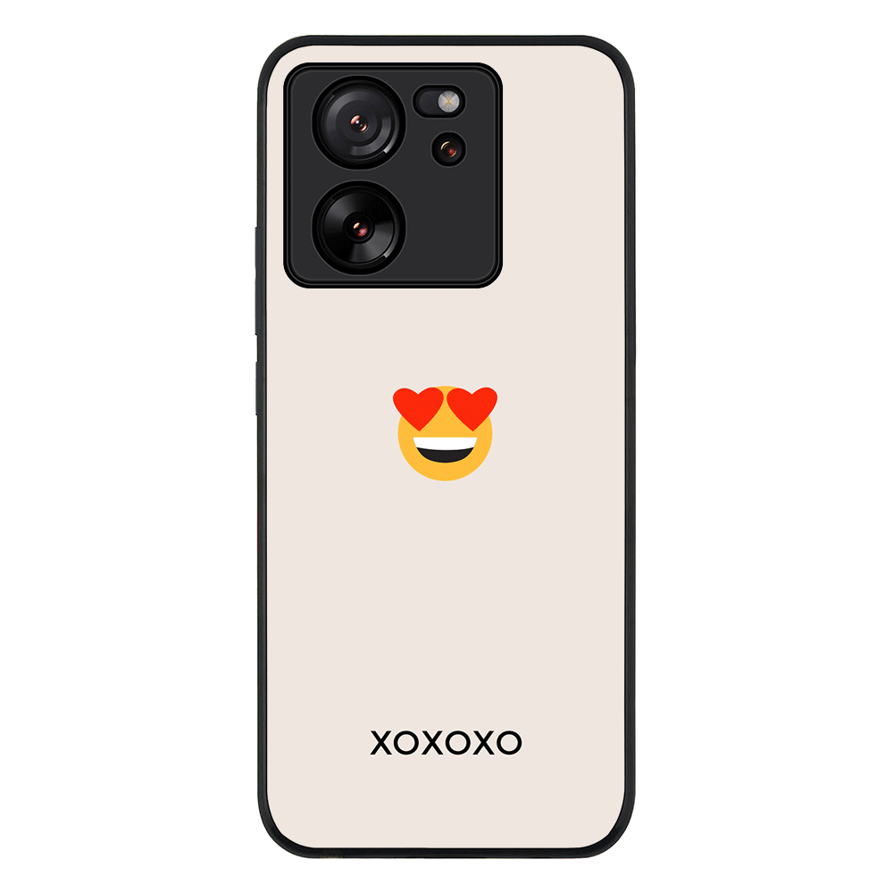 Xiaomi 13T / 13T Pro / Rugged Black Phone Case Custom Text Emojis Emoticons, Phone Case - Xiaomi - Stylizedd