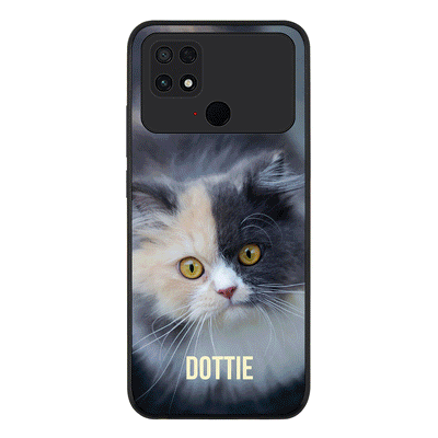 Poco C40 / Rugged Black Personalized Pet Cat, Phone Case - Poco - Stylizedd.com