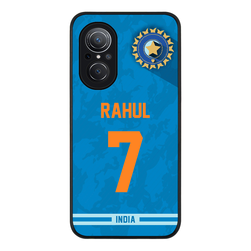 Huawei Nova 9 SE / Rugged Black Phone Case Personalized Cricket Jersey Phone Case Custom Name & Number - Huawei - Stylizedd