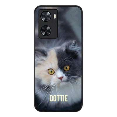 Oppo A57 4G / Oppo A7 7 4G / Oppo A77s / Rugged Black Personalized Pet Cat, Phone Case - Oppo - Stylizedd.com