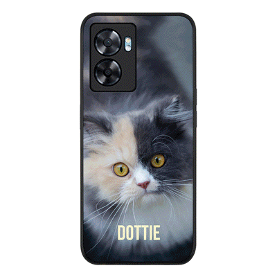 Oppo A57 5G / Rugged Black Personalized Pet Cat, Phone Case - Oppo - Stylizedd.com