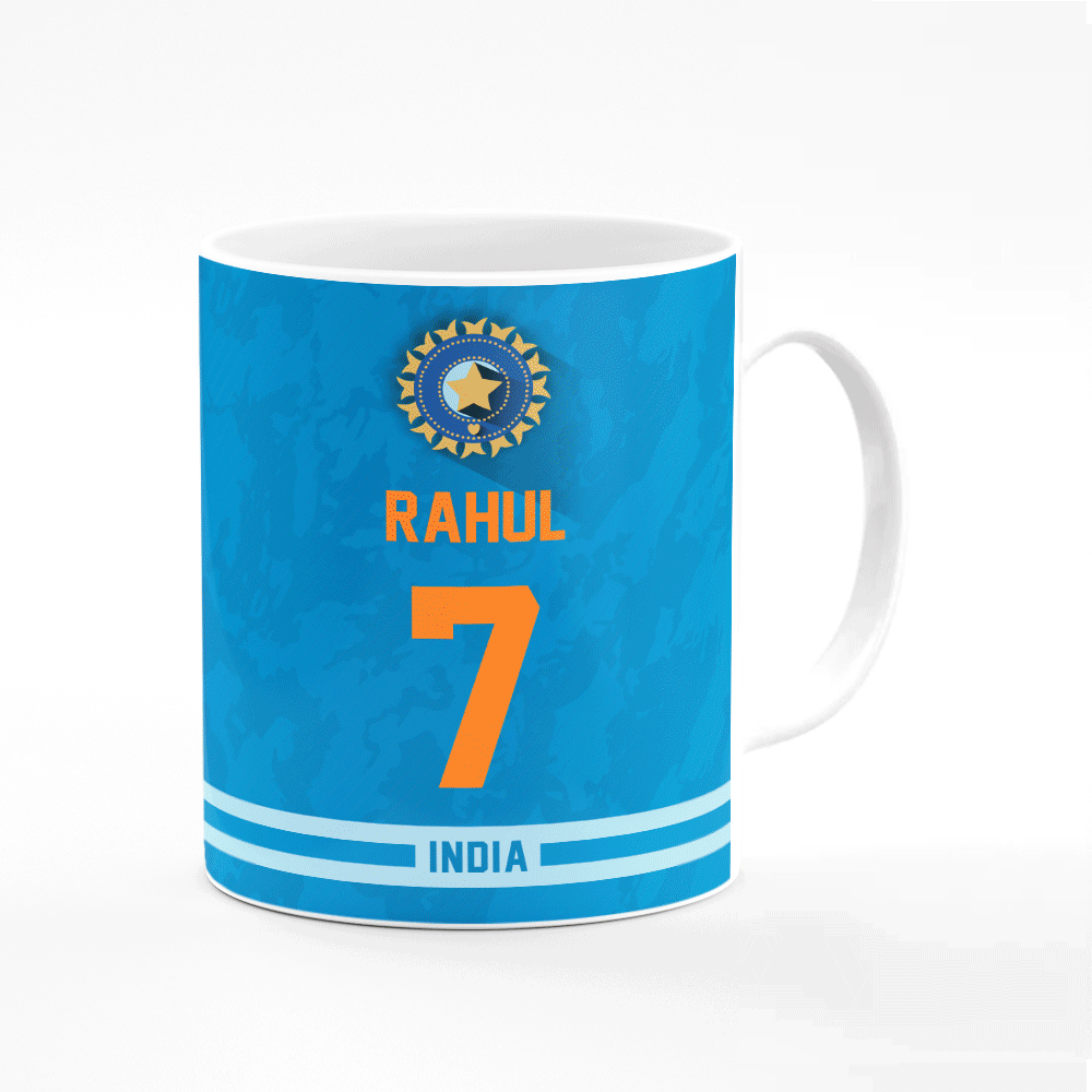 11 Oz Mug Personalized Cricket Jersey Mug Custom Name & Number - Stylizedd