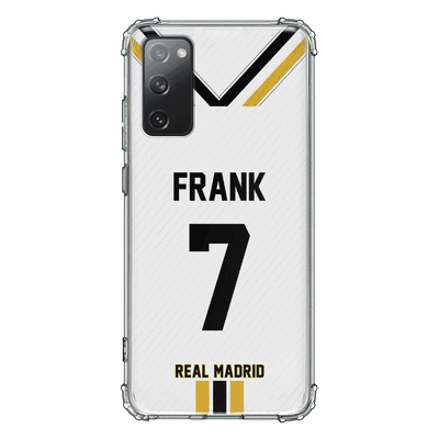 Samsung Galaxy S20 FE 4G 5G / Clear Classic Personalized Football Clubs Jersey Phone Case Custom Name & Number - Samsung S Series - Stylizedd.com