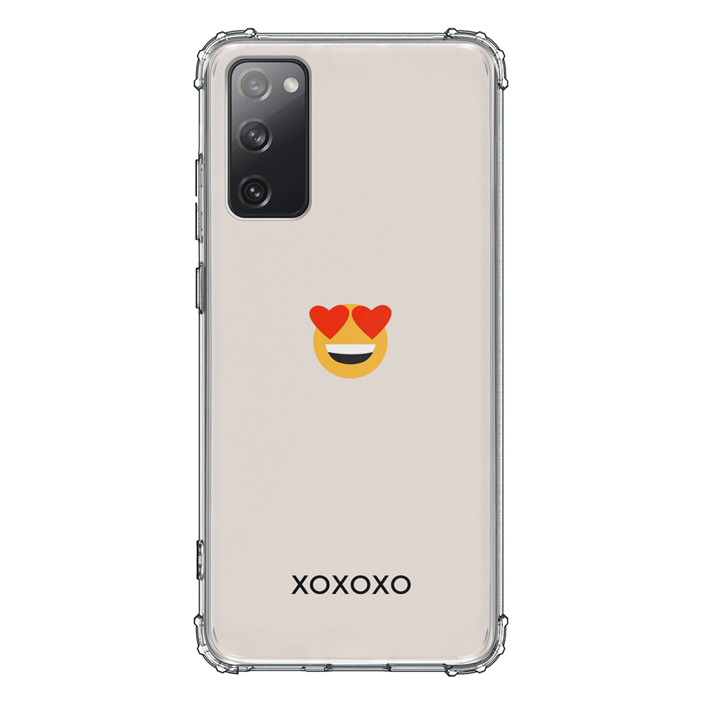 Samsung Galaxy S20 FE 4G 5G / Clear Classic Phone Case Custom Text Emojis Emoticons, Phone Case - Samsung S Series - Stylizedd