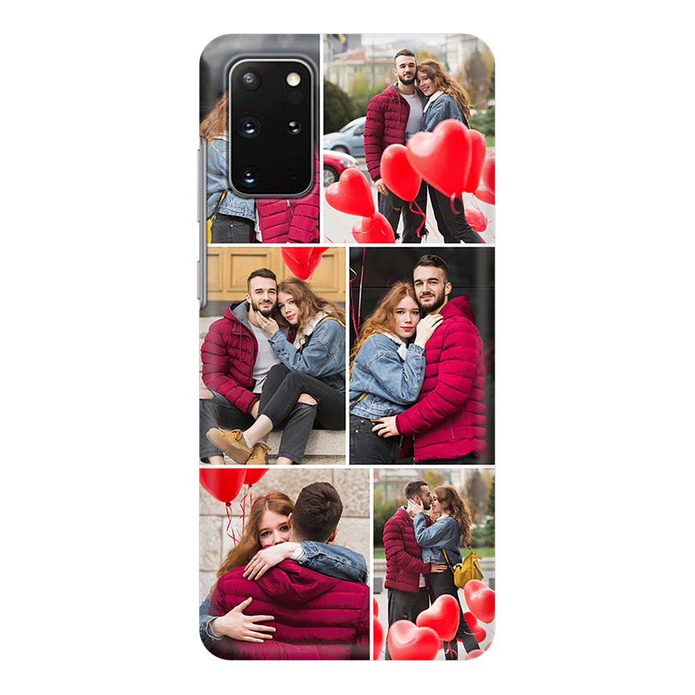Samsung Galaxy S20 Plus / Snap Classic Personalised Valentine Photo Collage Grid, Phone Case - Samsung S Series - Stylizedd.com