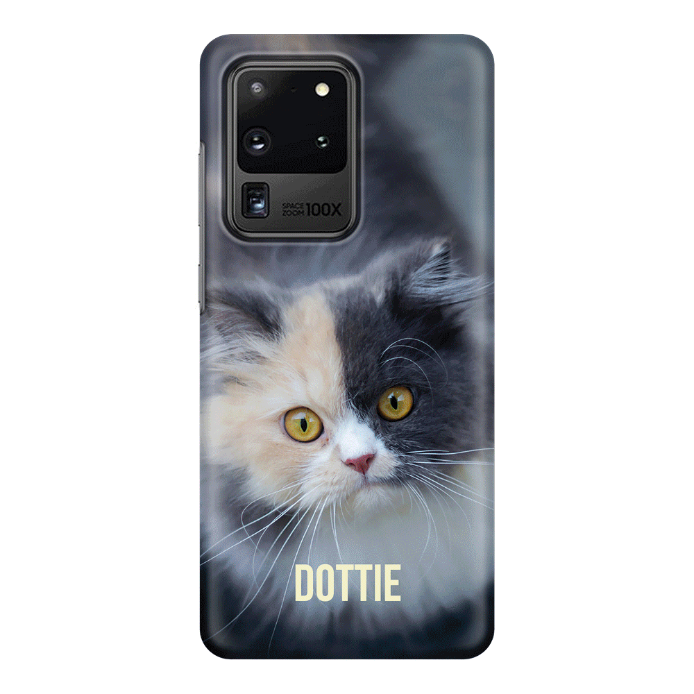Samsung Galaxy S20 Ultra / Snap Classic Personalized Pet Cat, Phone Case - Samsung S Series - Stylizedd.com