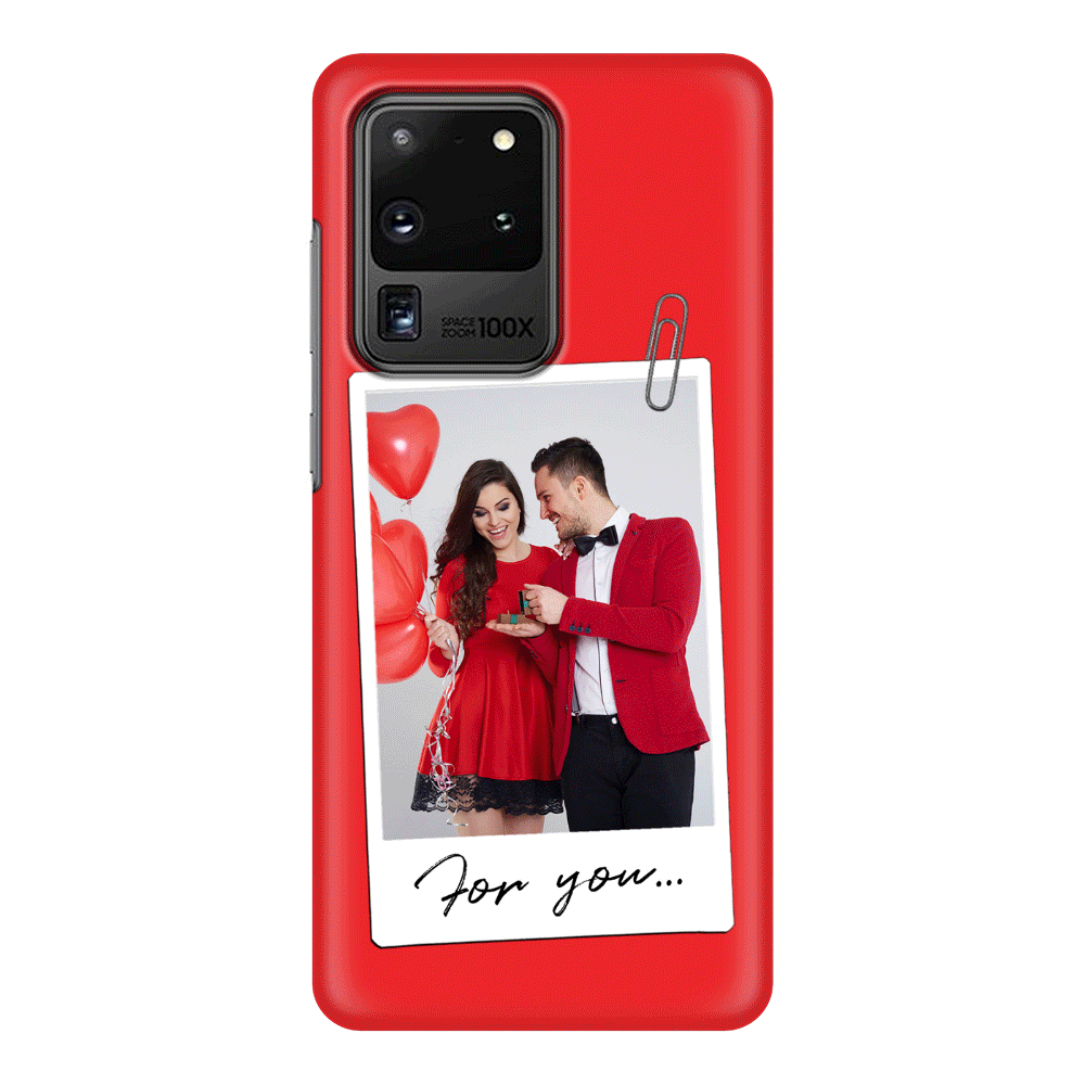 Samsung Galaxy S20 Ultra / Snap Classic Personalized Polaroid Photo Valentine, Phone Case - Samsung S Series - Stylizedd.com