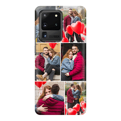 Samsung Galaxy S20 Ultra / Snap Classic Personalised Valentine Photo Collage Grid, Phone Case - Samsung S Series - Stylizedd.com