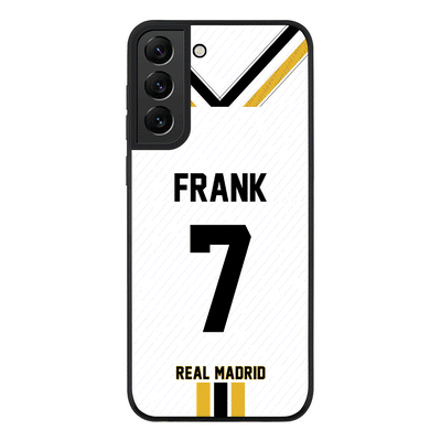Samsung Galaxy S21 Plus / Rugged Black Personalized Football Clubs Jersey Phone Case Custom Name & Number - Samsung S Series - Stylizedd.com