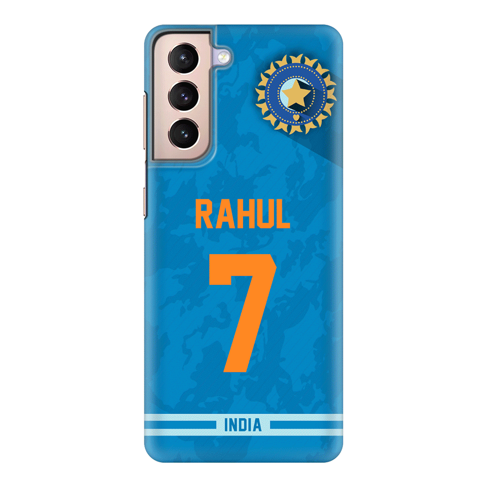 Samsung Galaxy S21 Plus / Snap Classic Personalized Cricket Jersey Phone Case Custom Name & Number - Samsung S Series - Stylizedd.com